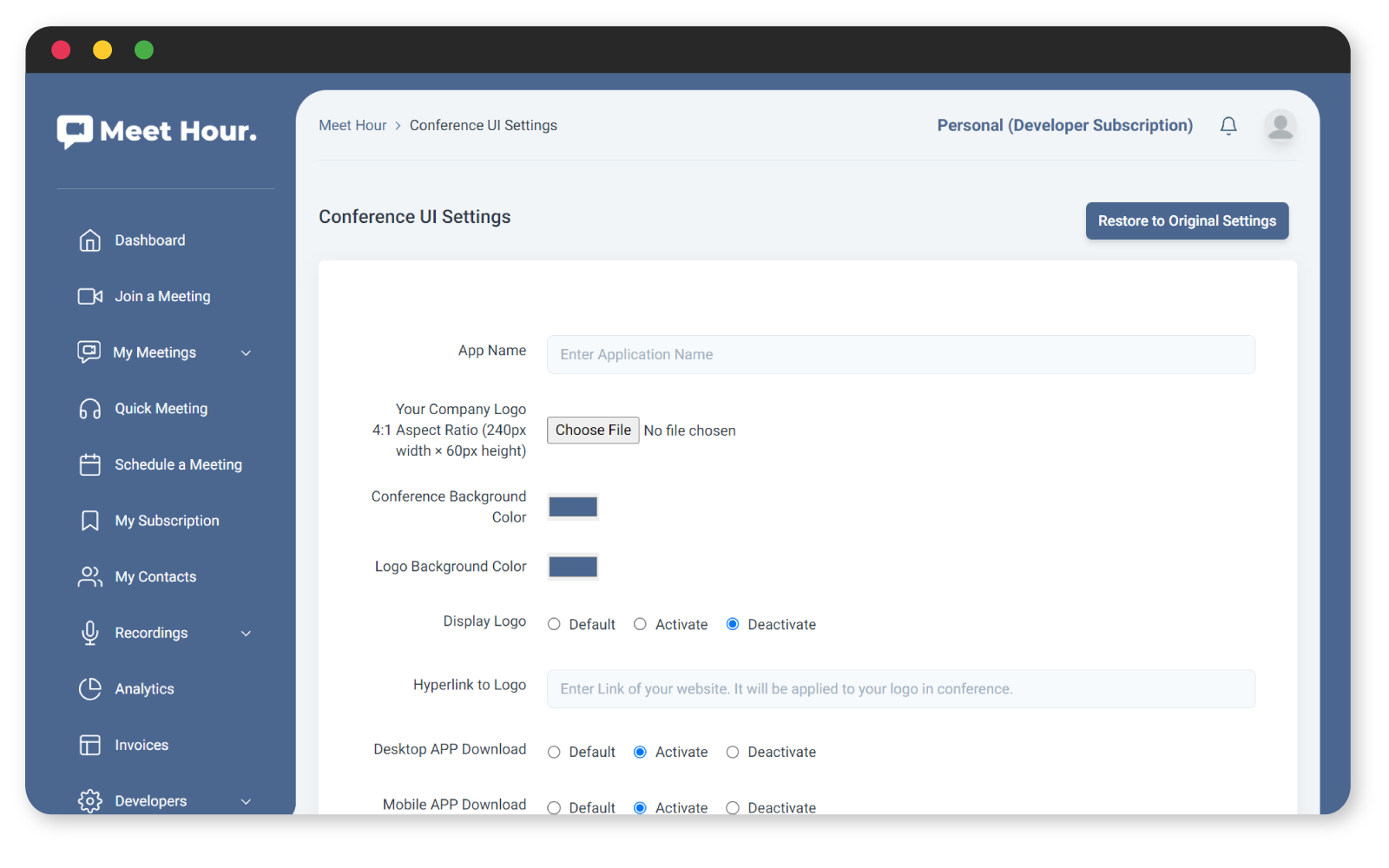 meethour_schedule-customize